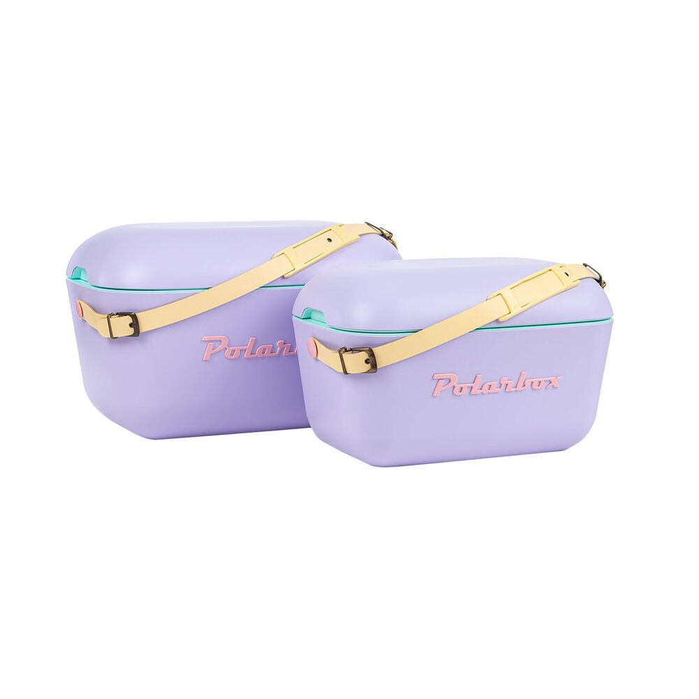Polarbox Rainbow 12L Insulated Cooler Box Container w/Adjustable Strap Lilac — image 2