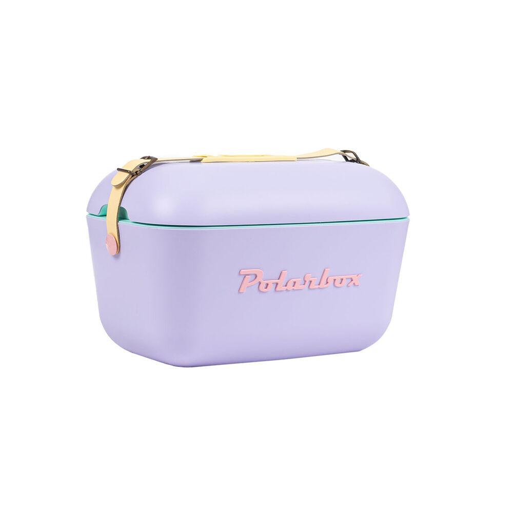 Polarbox Rainbow 12L Insulated Cooler Box Container w/Adjustable Strap Lilac