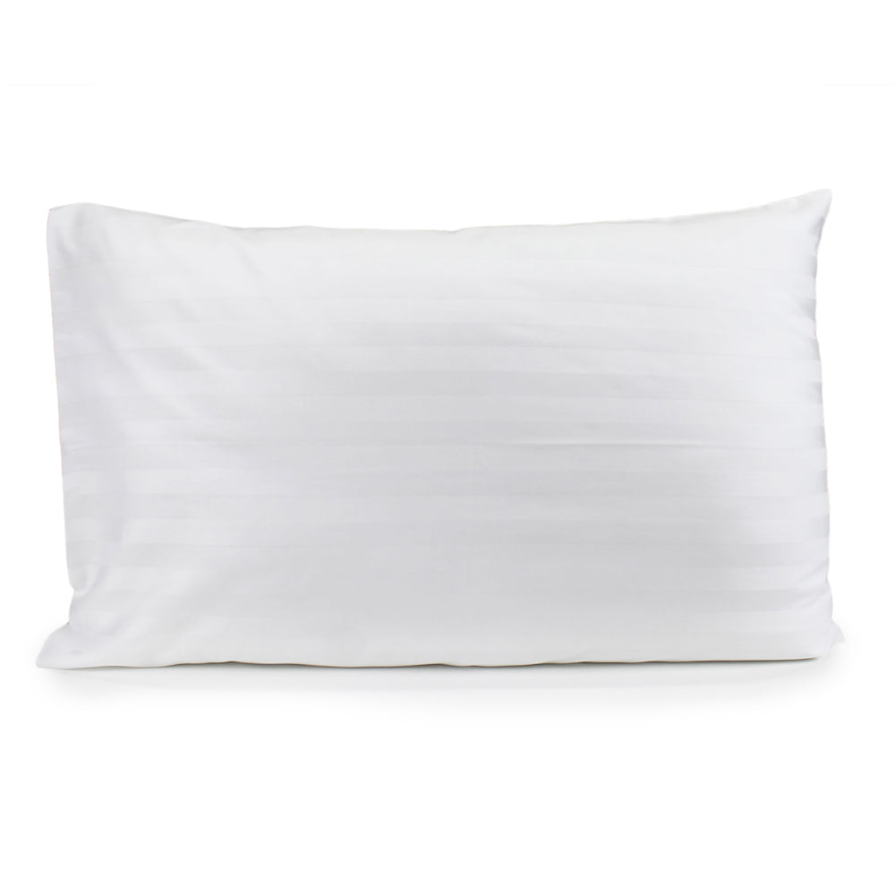 Jason Commercial Satin Stripe Pillow Case 48x73cm White (2 Pack) — image 2