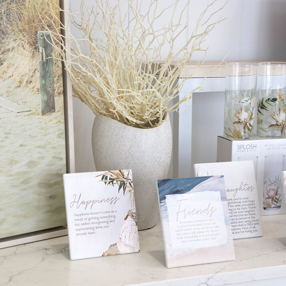 Splosh Palm Cove Ceramic Friends Verse Plaque Home/Living Room Decor 12x14cm (2 Pack) — image 4