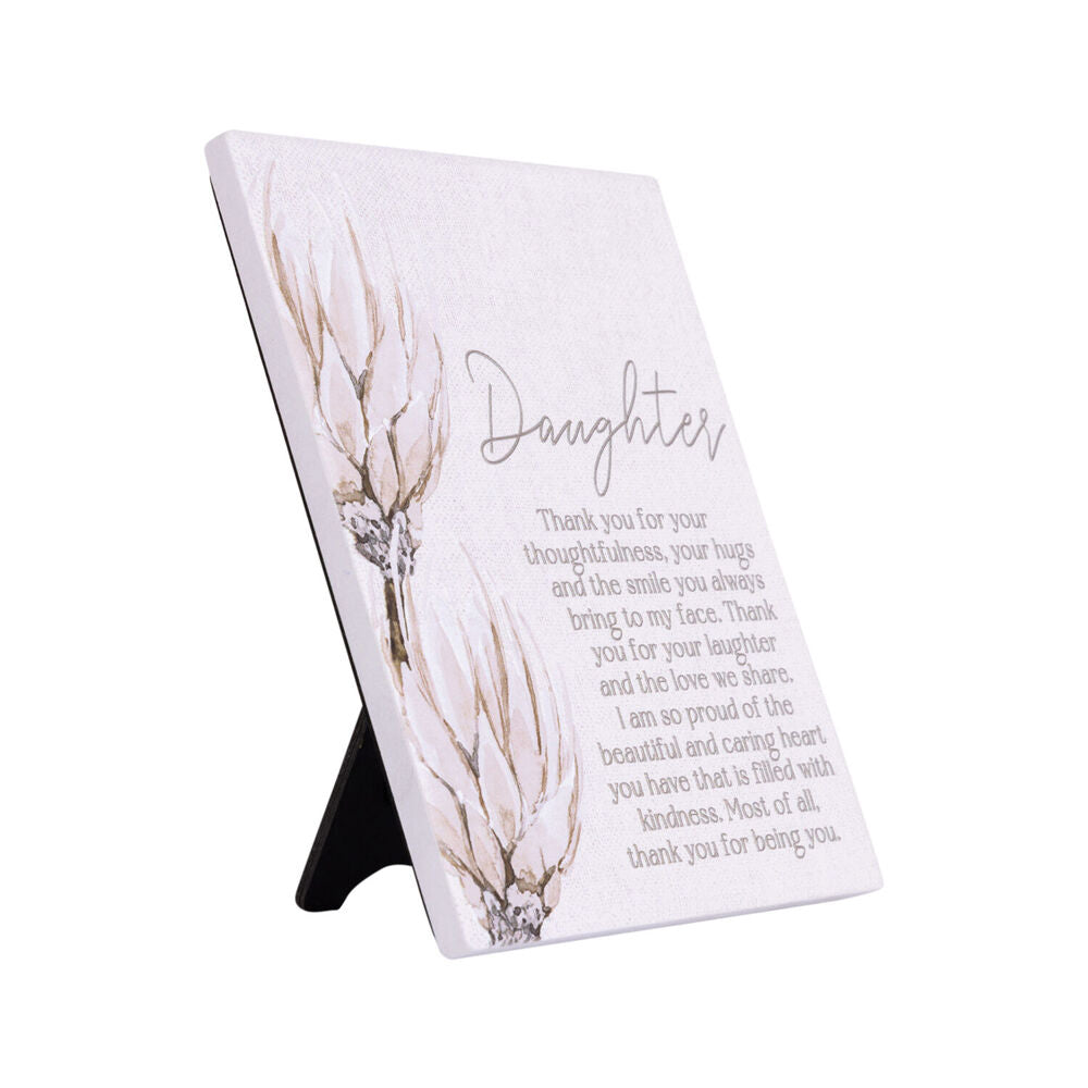 Splosh Palm Cove Ceramic Daughter Verse Plaque Home/Living Decor 12x14cm (2 Pack) — image 3