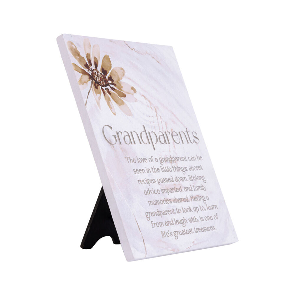 Splosh Palm Cove Ceramic Grandparents Verse Plaque Home/Wall Decor 12x14cm — image 2