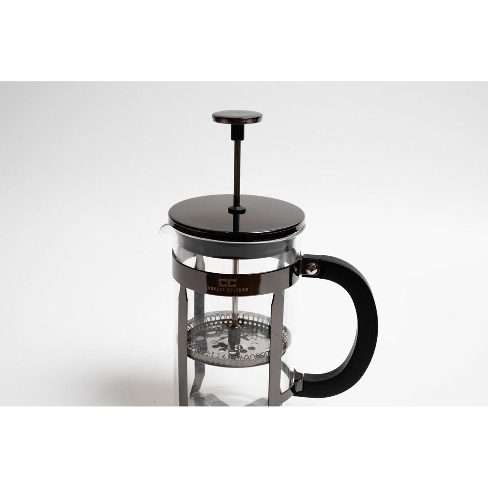 Coffee Culture Black Glass French Compact Coffee/Tea 600ml Press/Plunger — image 3