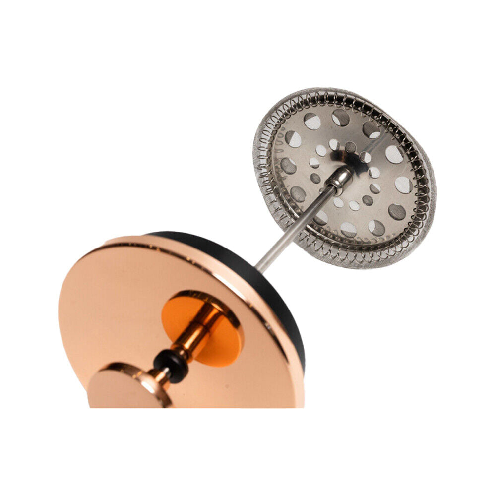 Coffee Culture 600mL Rose Gold Tea and French Glass Presser/Plunger w/ Handle — image 2