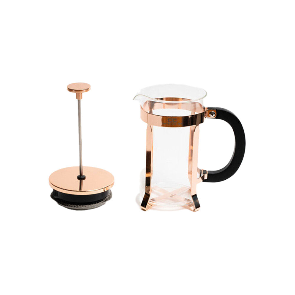 Coffee Culture 600mL Rose Gold Tea and French Glass Presser/Plunger w/ Handle — image 3