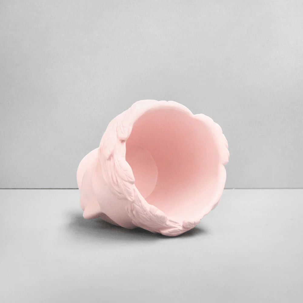 White Moose Resin 16x19cm Venus Vase/Plant Holder Home/Room Desk Decor Pink — image 3