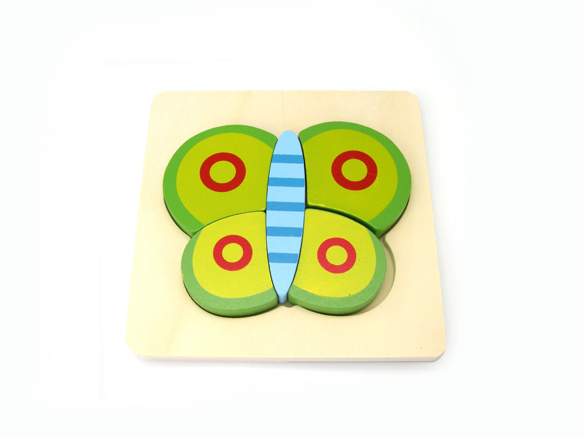 Kaper Kidz Butterfly Chunky Kids/Children's Development/Learning Puzzle 18m+
