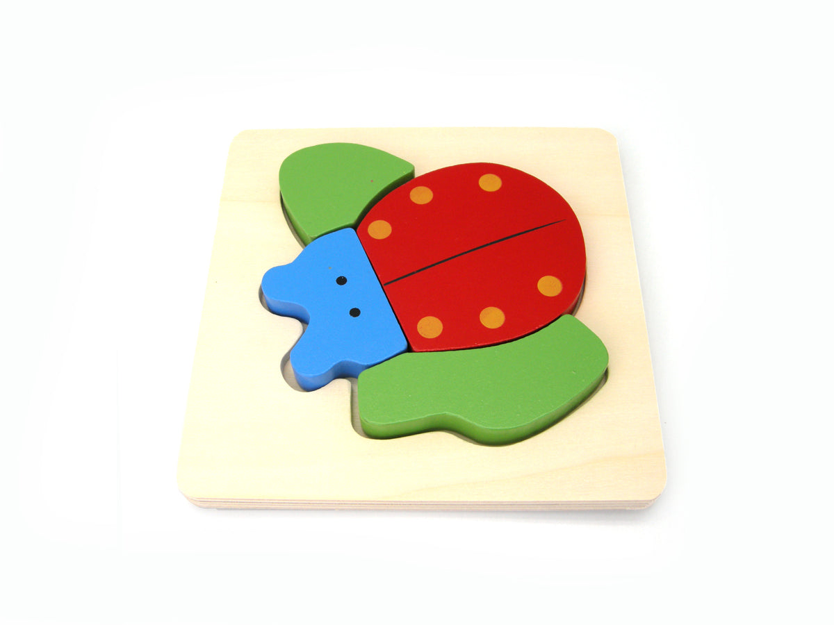 Kaper Kidz Ladybird Chunky Kids/Children's Development/Learning Puzzle 18m+