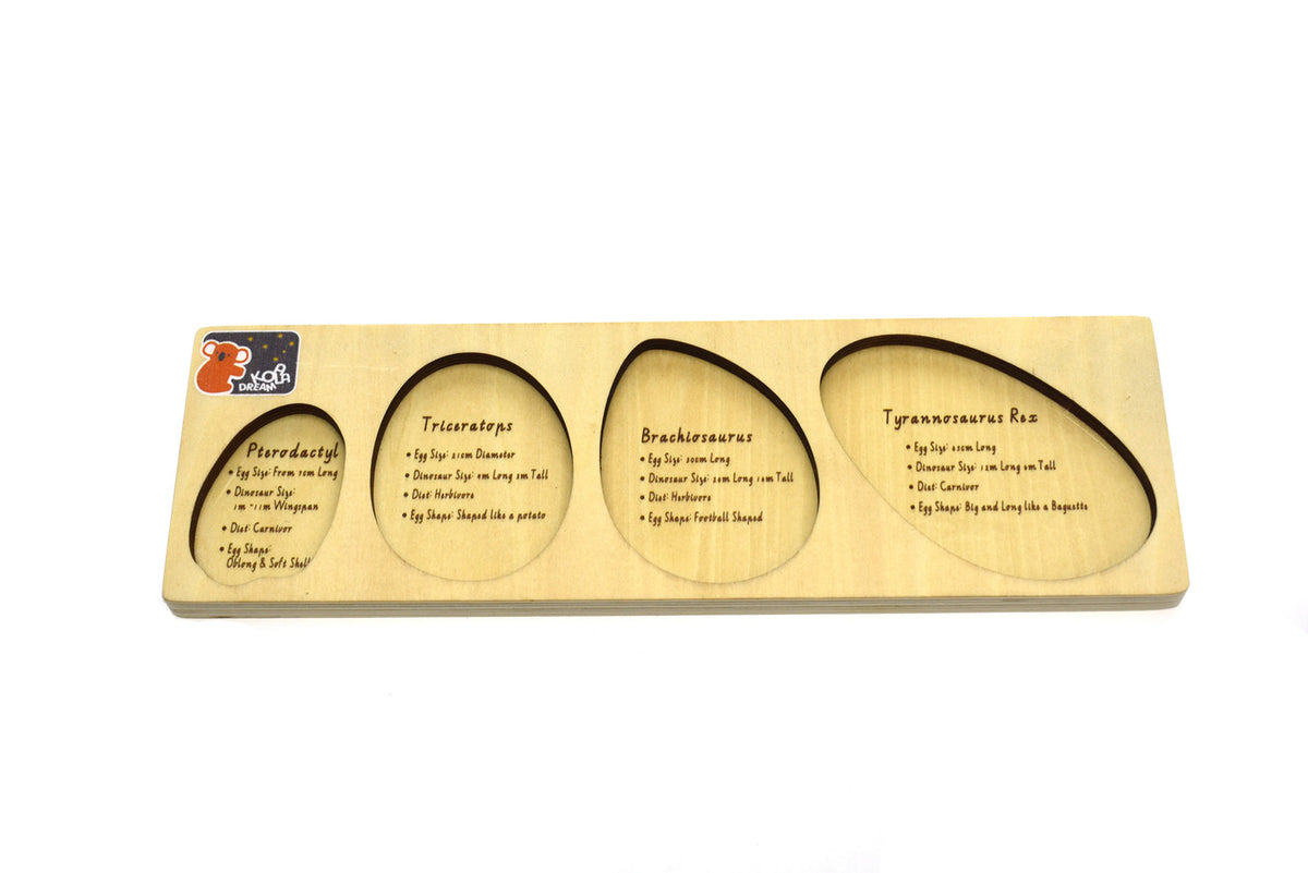 Koala Dream Dinosaur Eggs w/Facts 2 Layer Puzzle Board For Toddler/Children 18m+ — image 4