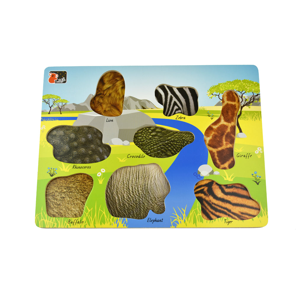 Koala Dream 2 In 1 Wild Animal Kids/Childrens Early Learning Peg Puzzle 18m+ — image 2