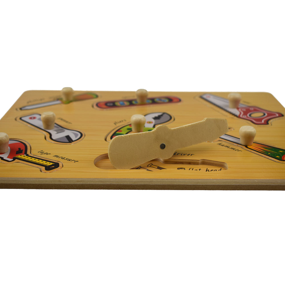 Koala Dream 2 In 1 Kids/Childrens Workshop Tools Early Learning Peg Puzzle 18m+ — image 3
