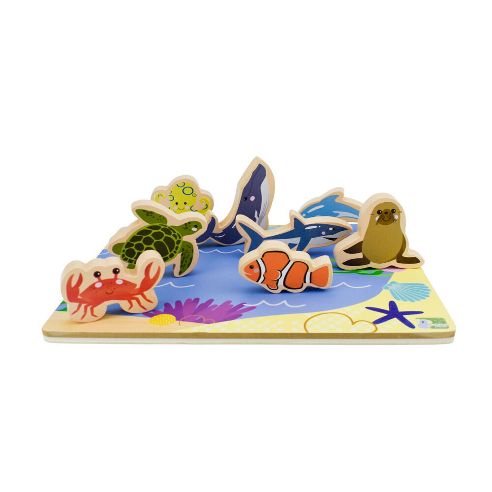 Koala Dream Kaper Kidz Sea Animal Wooden Puzzle & Australian Flora Craft 3y — image 3