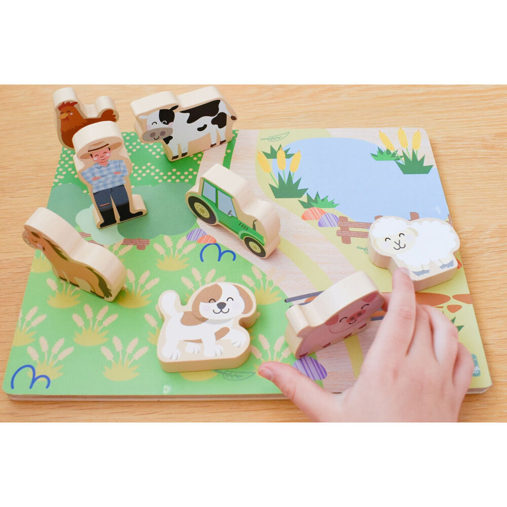 Koala Dream Wooden Chunky Aussie Farm Animal Kids Toy Puzzle 12m+ (2 Pack) — image 9