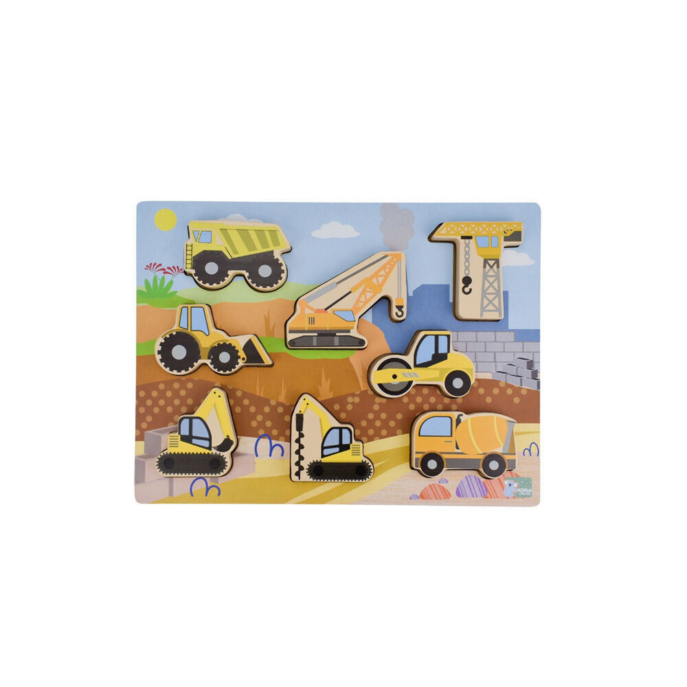 Koala Dream Wooden Chunky Construction Vehicle Kids Toy Puzzle 12m+ (2 Pack) — image 2