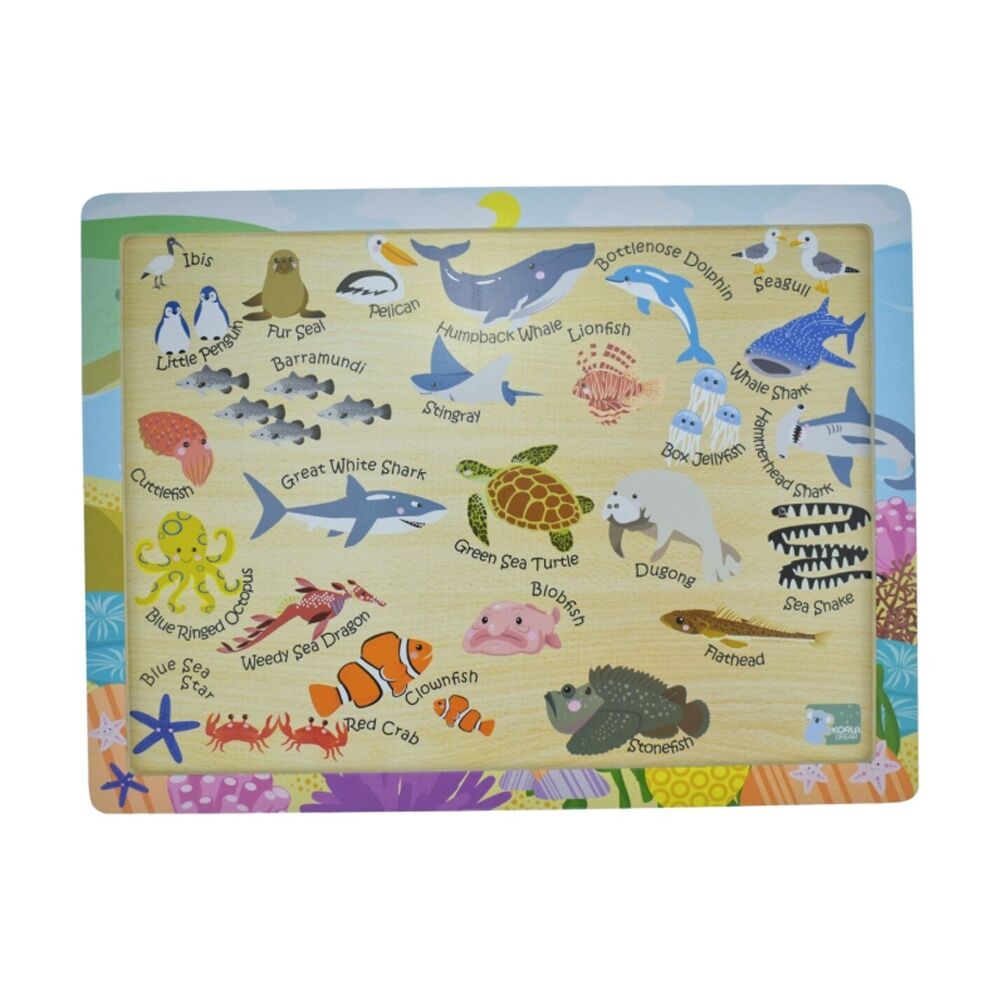 Koala Dream Aussie Sea Animals And Their Names Jigsaw Puzzle 18m+ (24 Pieces) — image 3