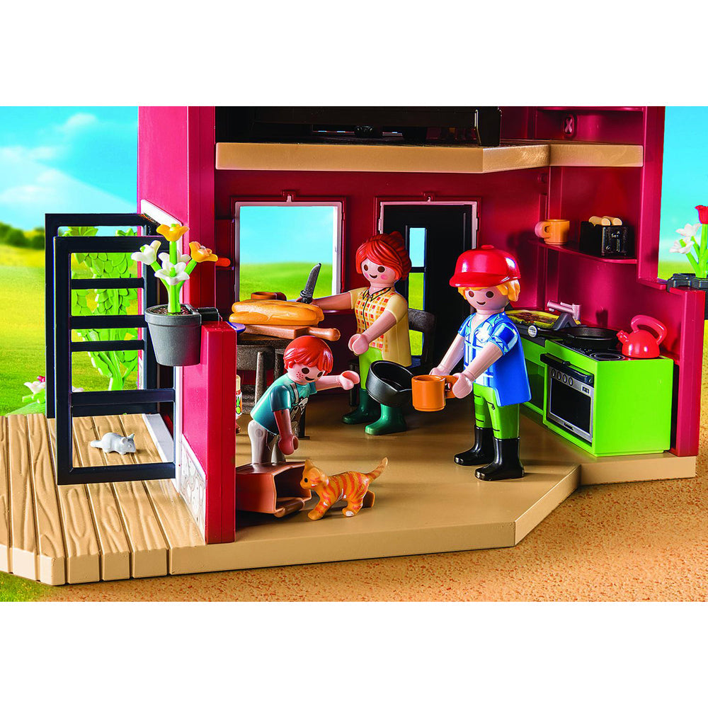 Playmobil Farm House Kids/Childrens Interactive Pretend Play Toy Playset 4+ — image 2
