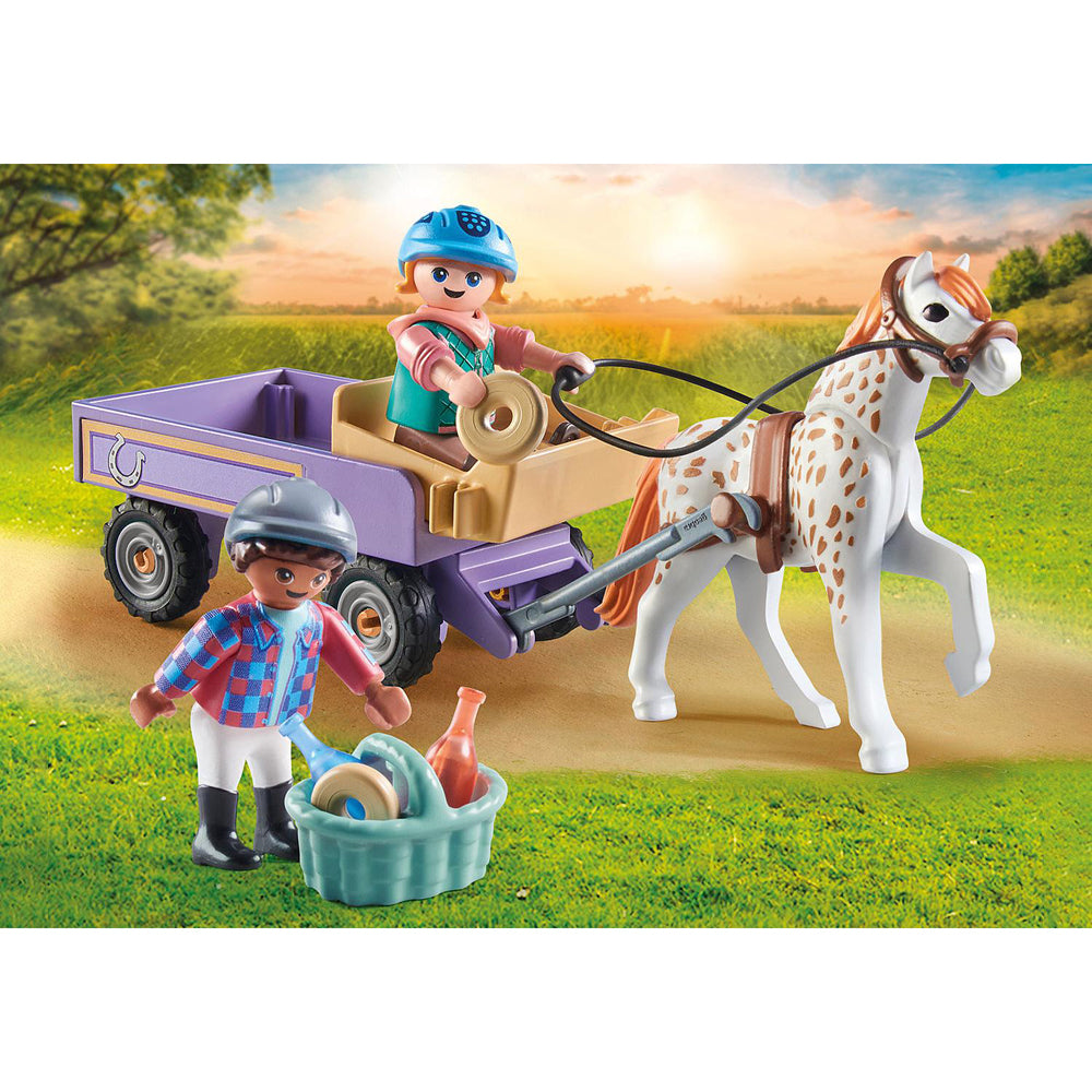 Playmobil Pony Carriage Kids/Childrens Interactive Play Fun Toy Playset 4+ — image 3