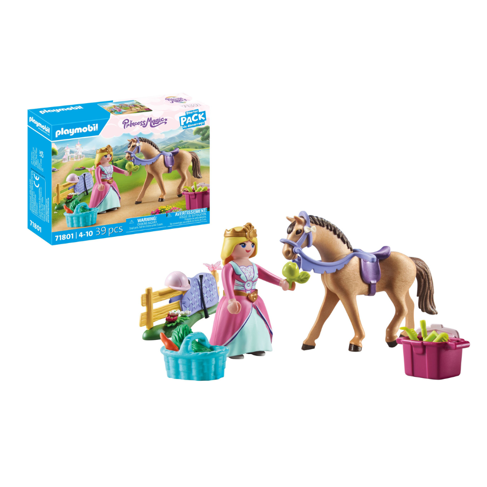 Playmobil 39x20cm Princess w/ Horse Kids Action Figure Toy Play Set 4y+ (39 Pieces) — image 2