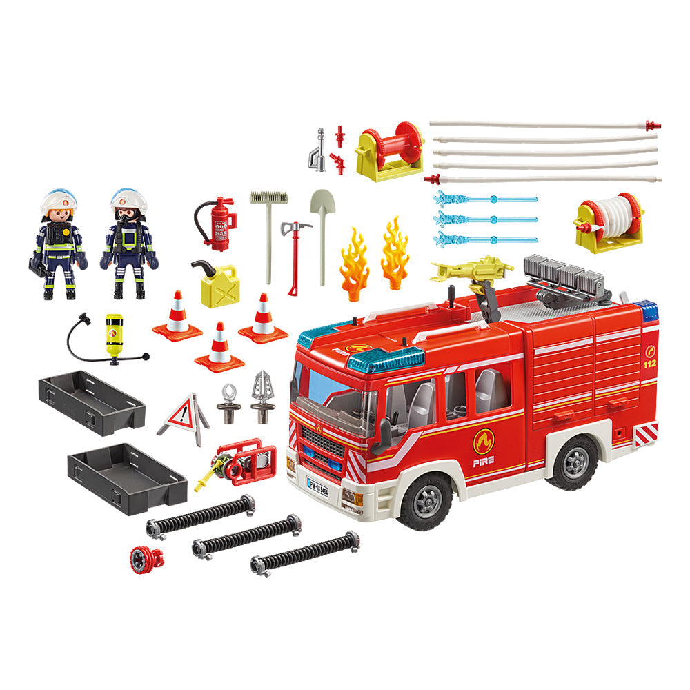 Playmobil Fire Engine Truck Kids/Childrens Interactive Play Fun Toy Playset 4+ — image 2