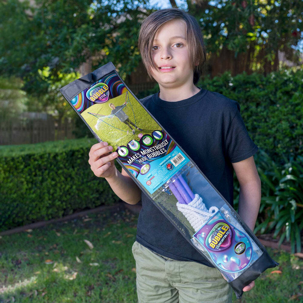 Pop Giant Bubble Stix Kids/Children's Fun Interactive Outdoor Science Toy Set 6+ — image 2