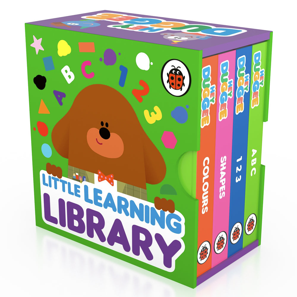 Hey Duggee Little Learning Library Children's Board Learning Books w/Box (4 Pieces)
