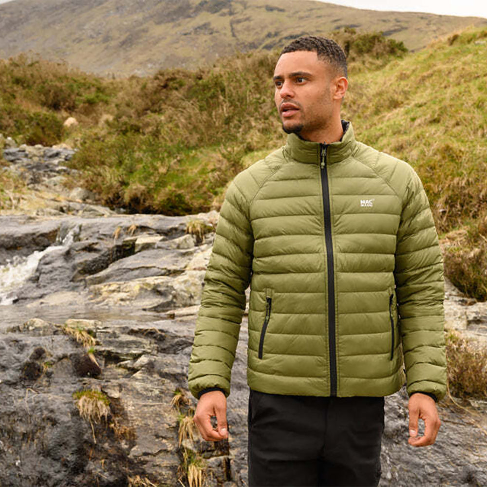 Mac in a Sac Packable Adult Mens Polar Down Reversible Jacket Khaki/Black XXL — image 3