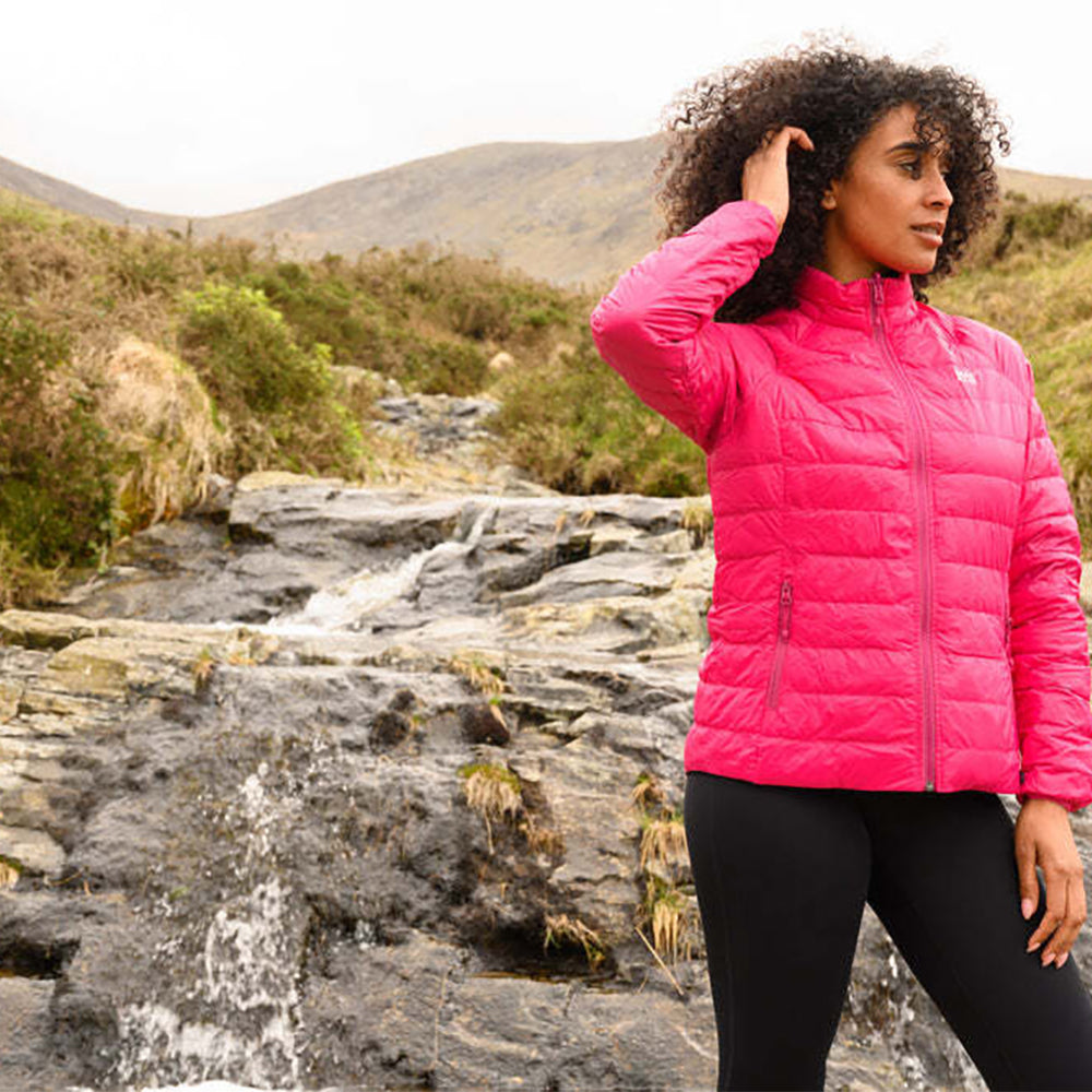 Mac in a Sac Packable Adults Ladies Polar Down Reversible Jacket FSIA/Navy — image 3