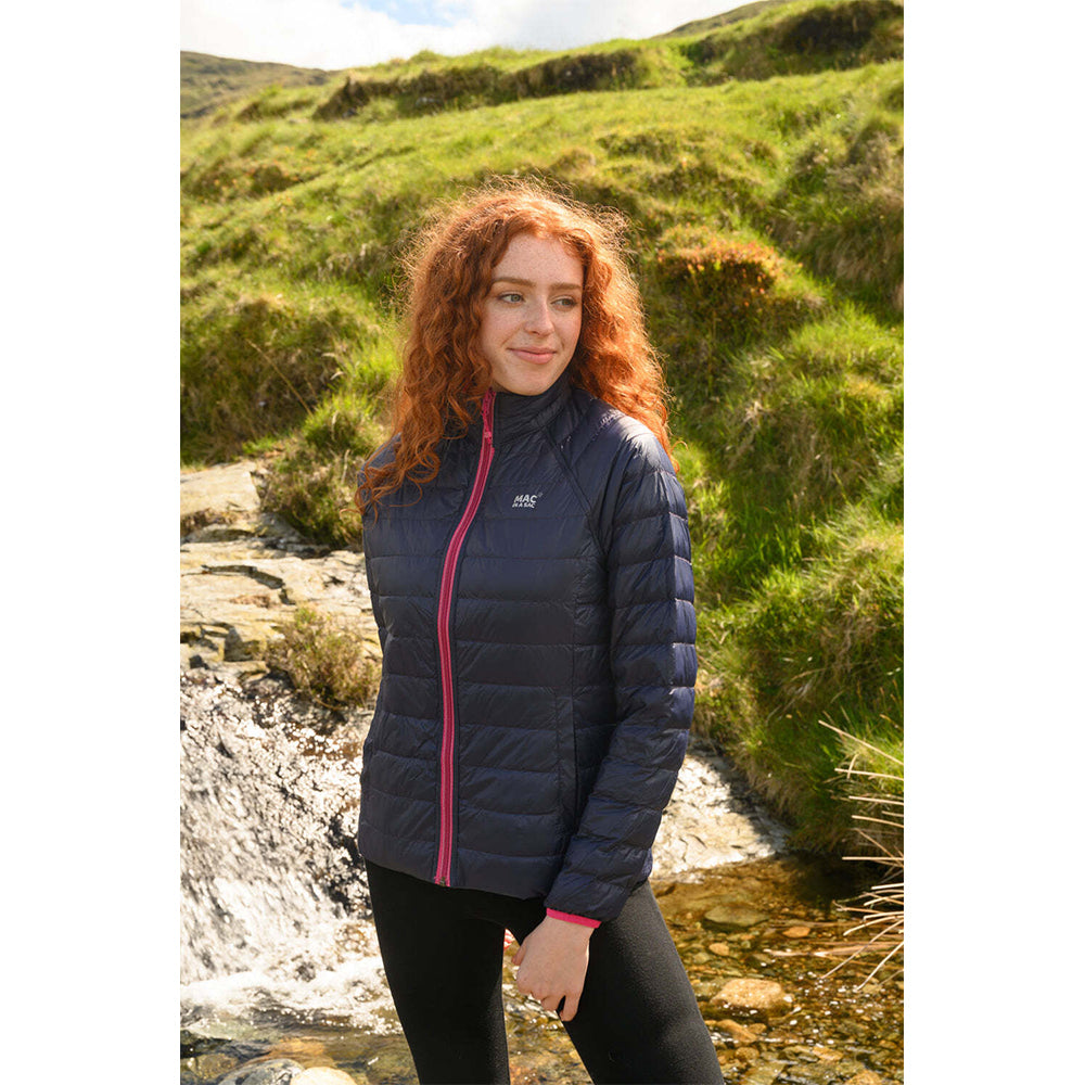 Mac in a Sac Packable Adults Ladies Polar Down Reversible Jacket FSIA/Navy — image 4