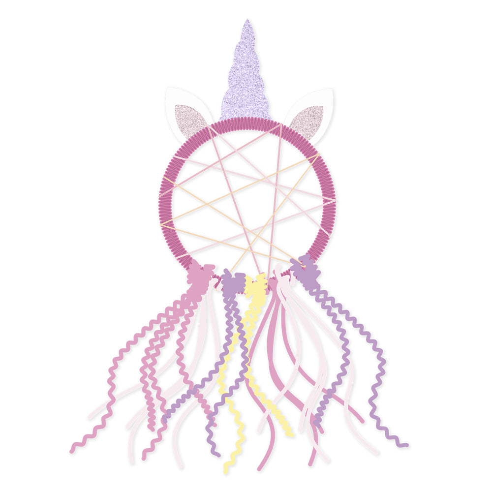 NPW Gifts DIY Unicorn Dream Catcher Kids Make Your Own Home Decor Craft Kit — image 3