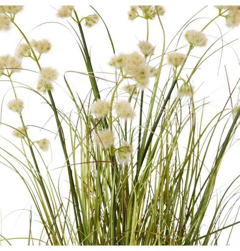 E Style 91cm Grass Pom Pom Reed Artificial Faux/Fake Potted Plant Decor GRN — image 2