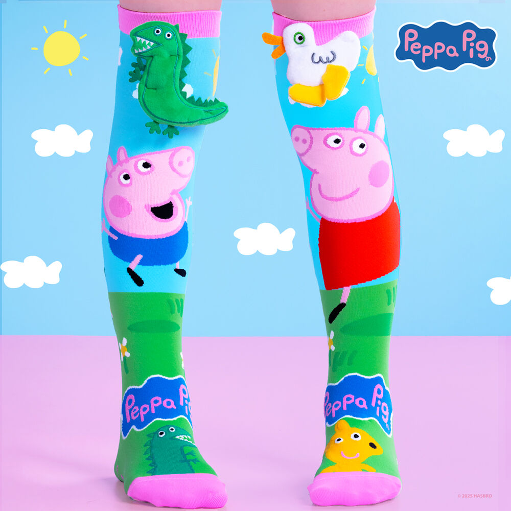 Madmia Peppa Pig George Knee-High Socks Unisex — image 2