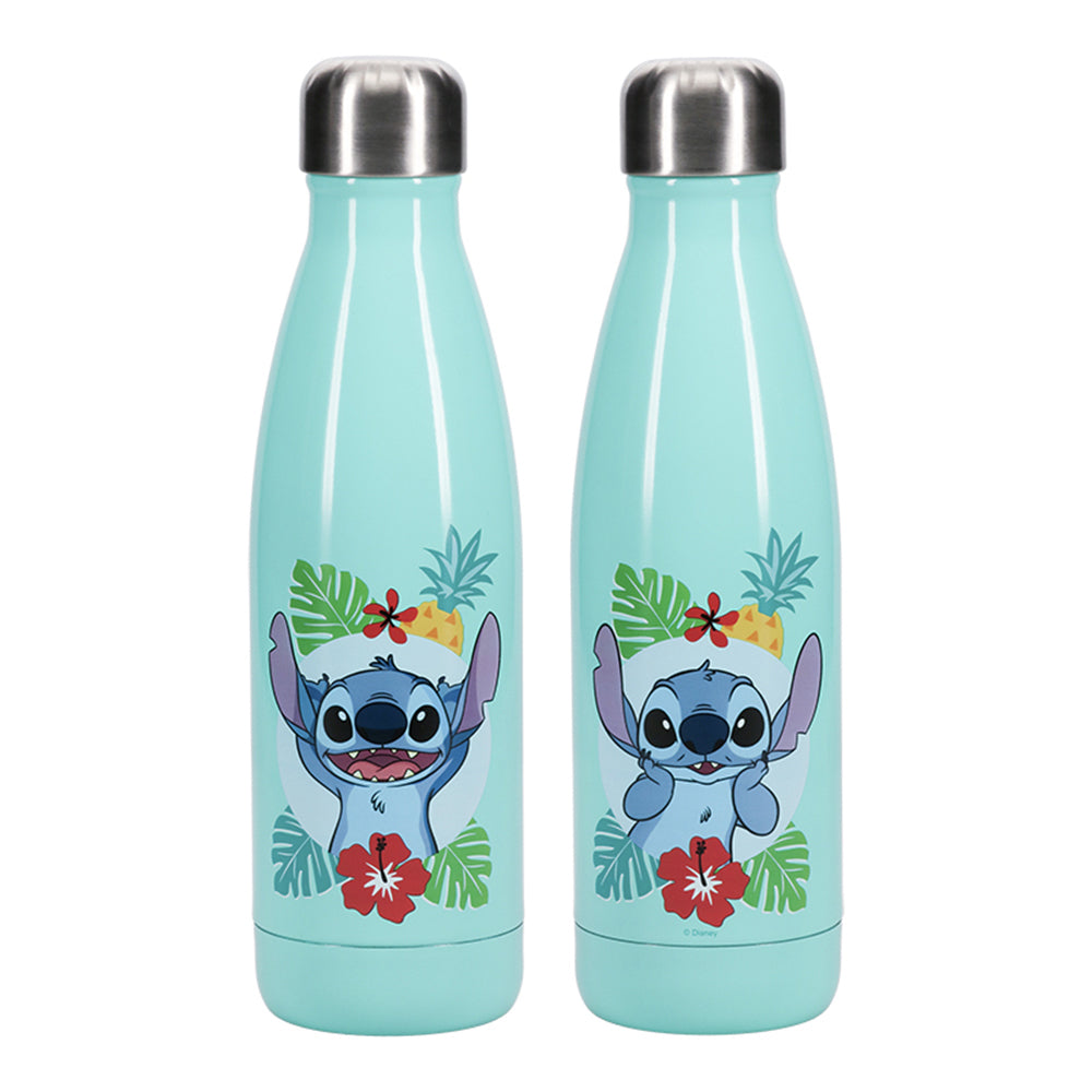 Paladone 460ml Stitch Metal Water Bottle Kids Travel Drinking Container Assorted — image 2