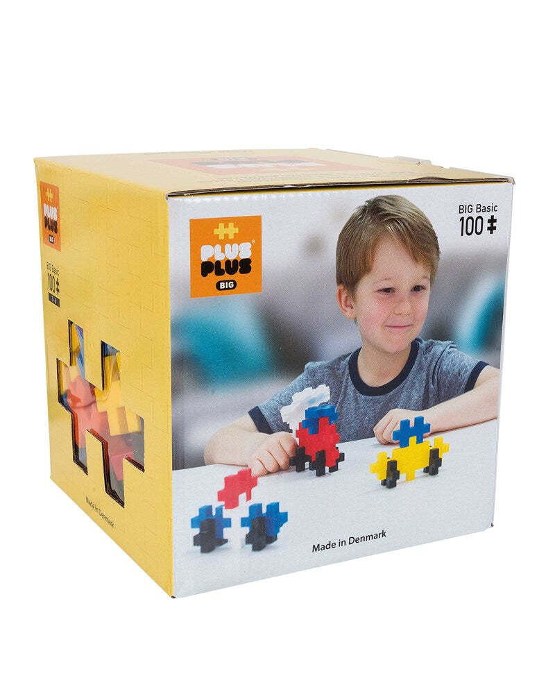 Plus-Plus Plus Plus BIG Basic Mix Fun Educational Kids Art/Craft Activity Toy 5y+ (100 Pieces)