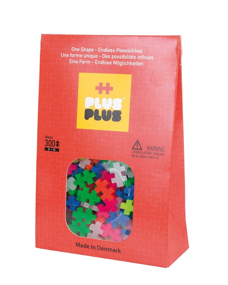 Plus-Plus Plus Plus Neon Puzzle Creative Kids/Toddler Art/Craft Activity Toy 5y+ (300 Pieces)
