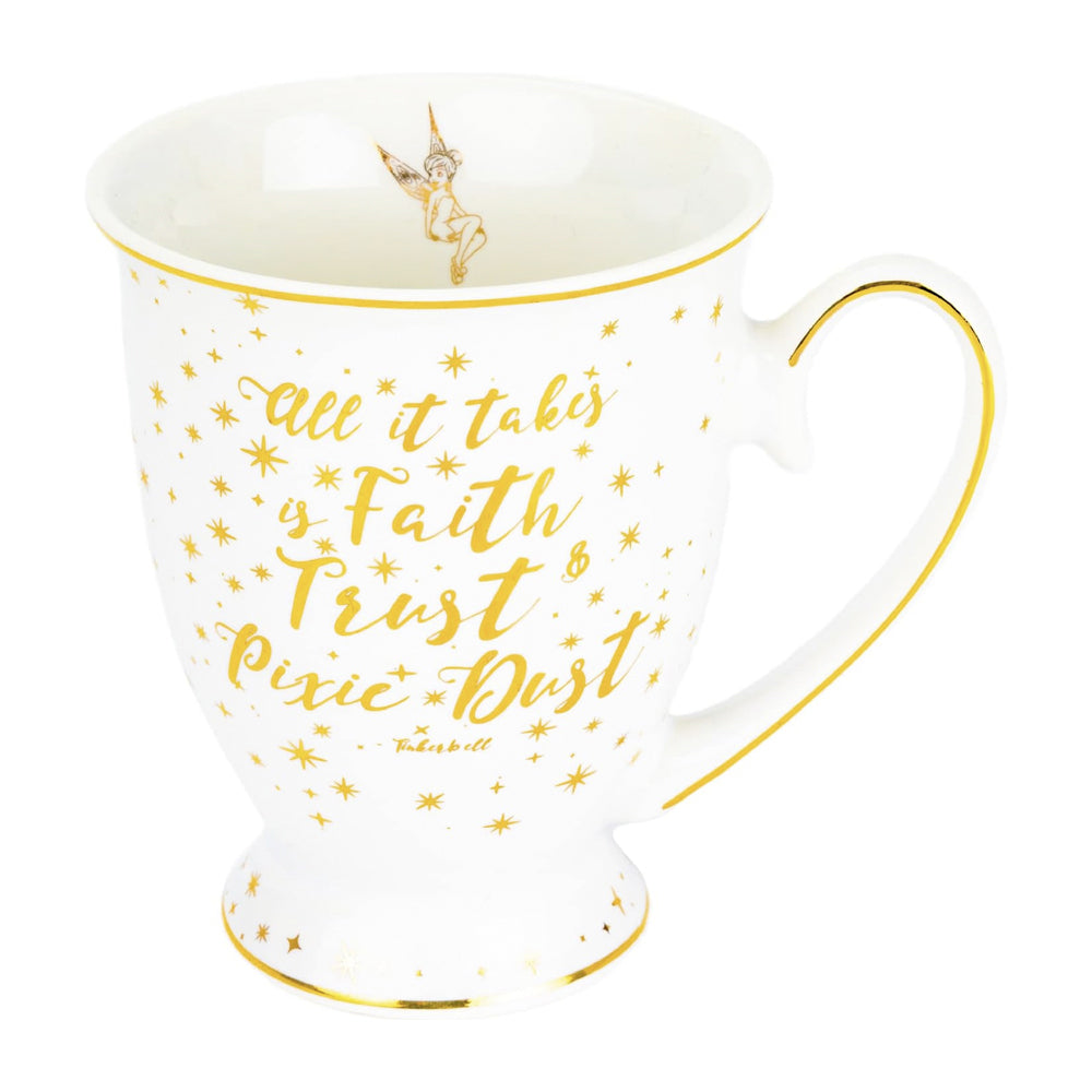 Paladone 250ml Peter Pan Tinker Bell Porcelain Gift Mug Coffee/Tea Drinking Cup