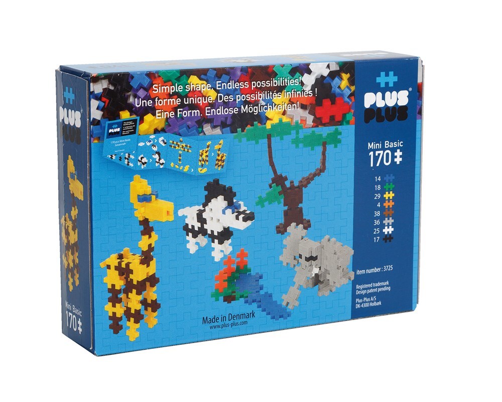 Plus-Plus Plus Plus Basic Savannah Creativity Puzzle Kids/Toddler Activity Toy 5y+ (170 Pieces) — image 3