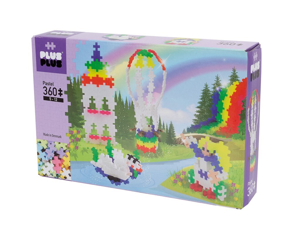 Plus-Plus Plus Plus Pastel Hot Air Balloon Creativity Puzzle Kids/Toddler Toy 5y+ (360 Pieces)