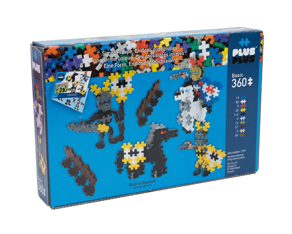 Plus-Plus Plus Basic Knights Tournament Build Puzzle Kids/Toddler Activity Toy 5y+ (360 Pieces) — image 3