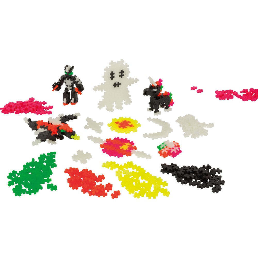 Plus-Plus 360pc Plus-Plus Build & Glow Kids/Children Building Toy Glow in the Dark 5y+ (2 Pack) — image 4