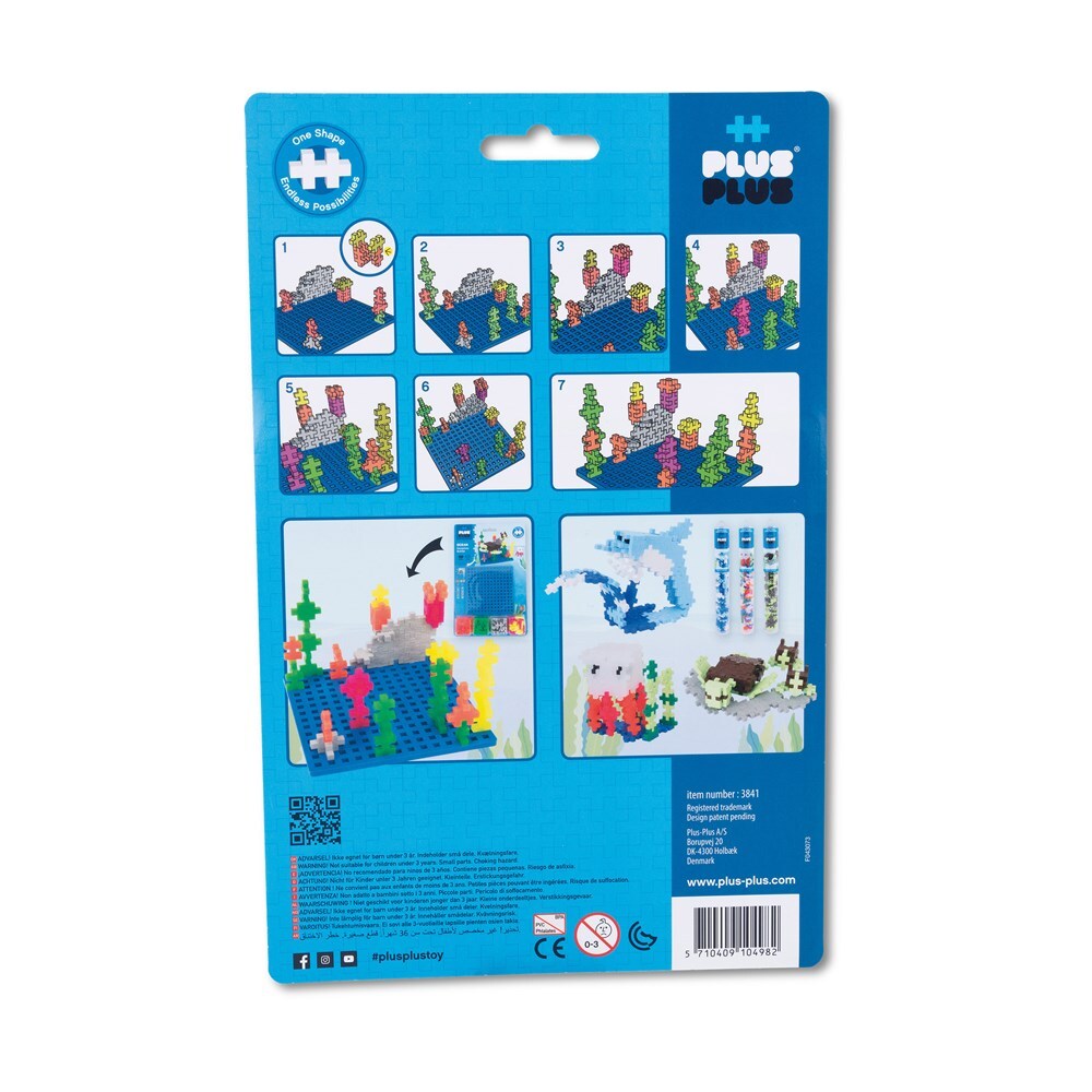Plus-Plus Ocean Baseplates Builder Platform/Structure Kids Creative Toy 5y+ (64 Pieces) — image 2