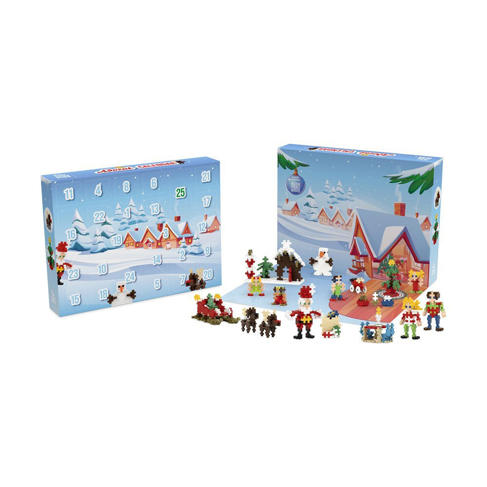 Plus-Plus 600pcs Kids/Childrens DIY Building Blocks Advent Calendar Toy 5y+