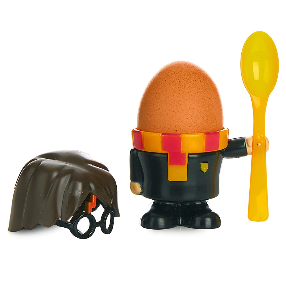 Harry Potter Breakfast Egg Cup & Toast Cutter/Plastic Spoon Set Collectible — image 2
