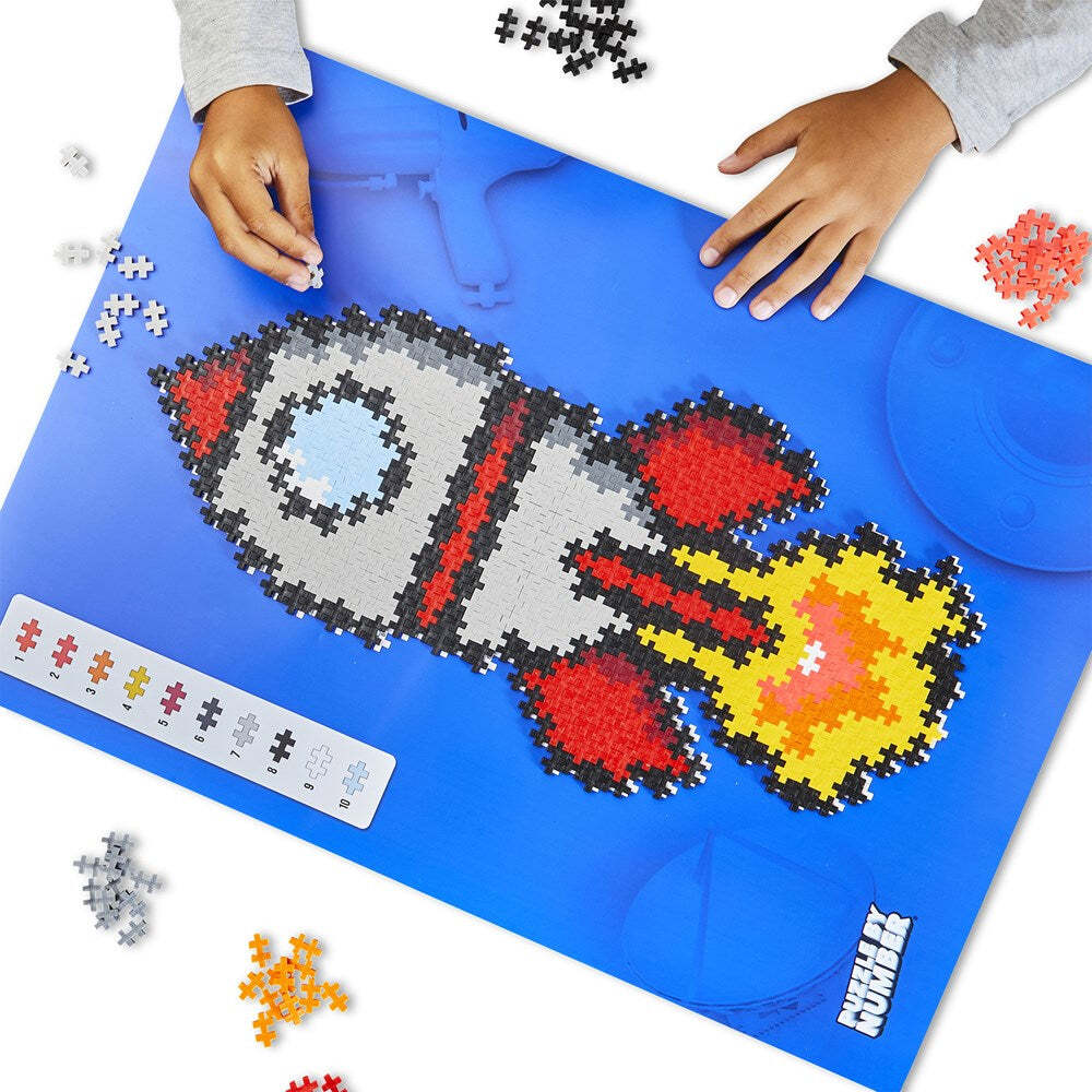 Plus-Plus Puzzle by Number Rocket Kids Play Learning Interactive Toy 5y+ (500 Pieces) — image 2