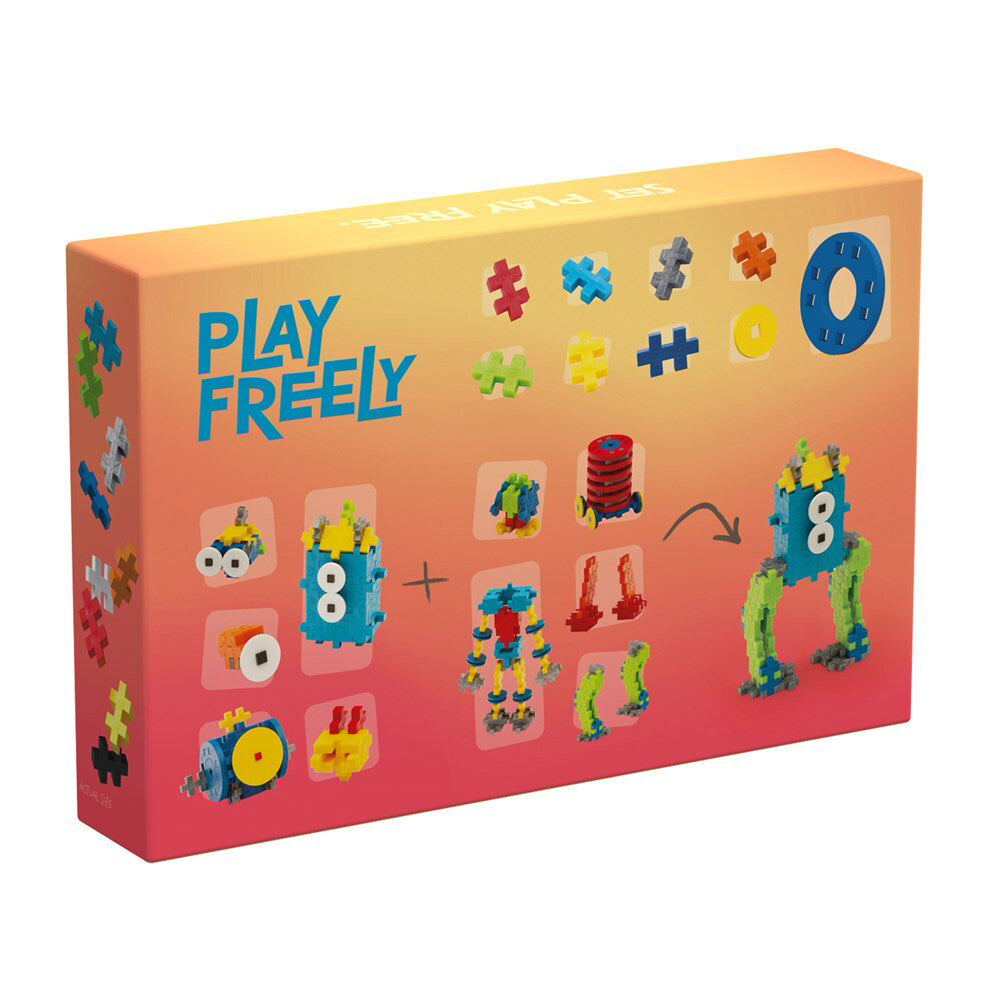 Plus-Plus Learn to Build Robots Kids/Children Building Play Toy 5y+ (275 Pieces) — image 2