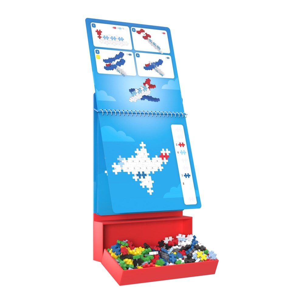 Plus-Plus Activity Pad Transportation Building Blocks STEM Toy Kids 5y+ — image 2