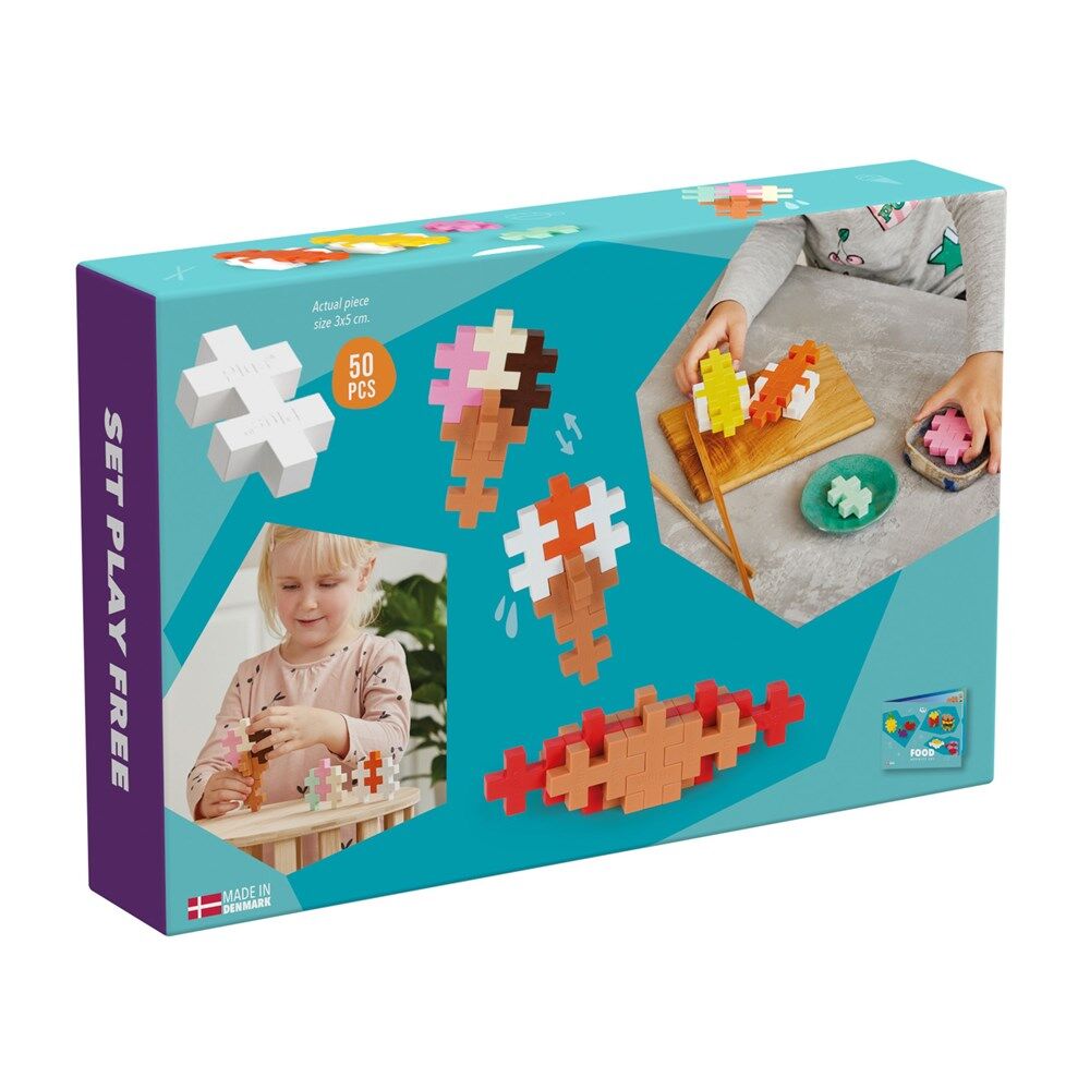 Plus-Plus Big Food Activity Building Blocks Toys Kids 5y+ (50 Pieces) — image 2