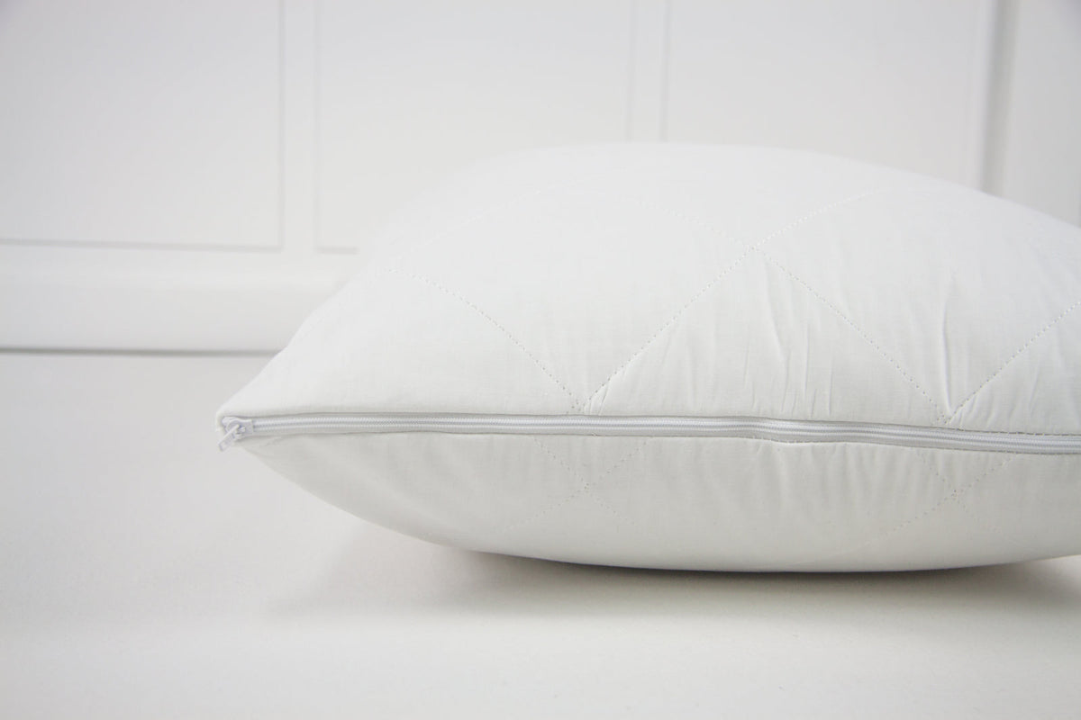 Ardor 100GSM Cotton Bed Pillow 48x73cm Protector Case Cover Home Bedding White — image 2