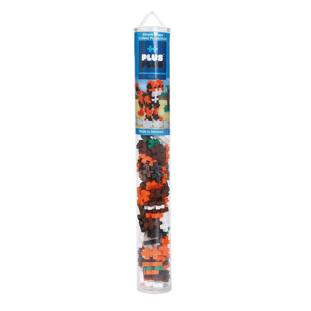 Plus-Plus Plus Plus Tiger Tube Creativity Puzzle Kids/Toddler Fun Activity Toy 5y+ (100 Pieces)