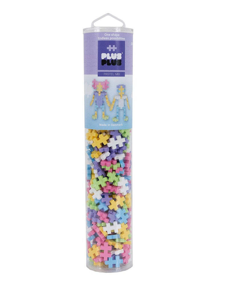 Plus-Plus Pastel Mix Tube 2D Building Puzzle Kids Activity Learning Toy 5+ (240 Pieces) — image 2