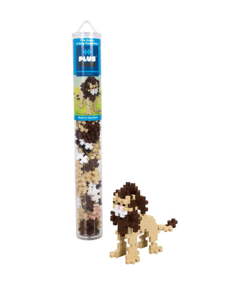 Plus-Plus 100pc Plus-Plus Lion Tube 2D Building Puzzle Kids Activity Learning Toy 5+ (2 Pack) — image 2